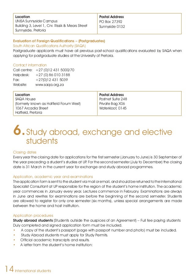 Unisa Application Form Pdf